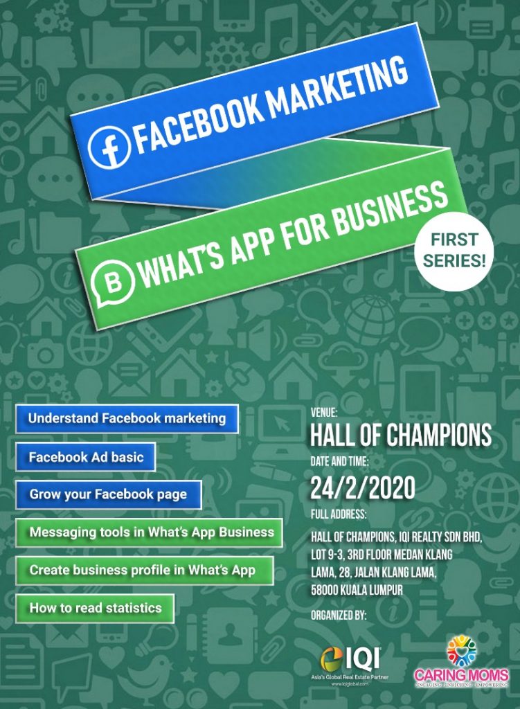 How To Market Effectively on Whatsapp and Facebook 1/2020/Feb24