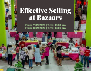 Effective Selling at Bazaars